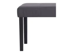 281309 Banco 106 cm Piel Sintética Gris