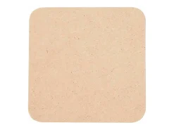 6 posavasos de madera, para decorar - 10 x 10 cm