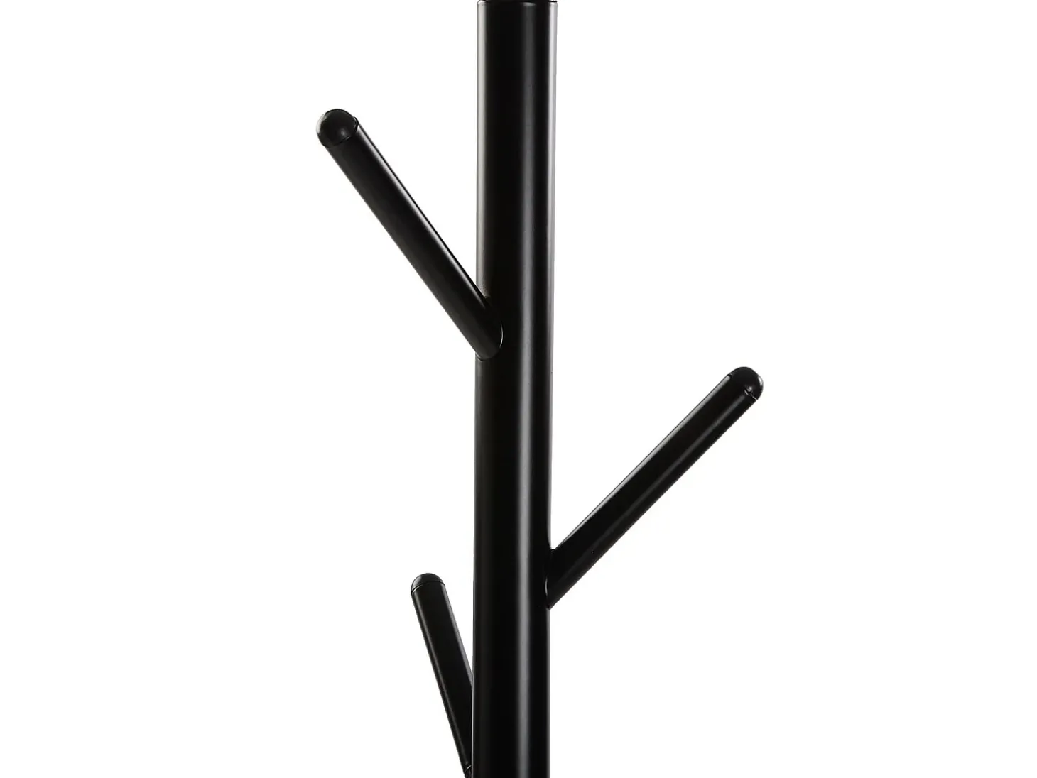 Adelisa Perchero de Pie de Estilo Minimalista, Negro, 170x28,5x28,5cm