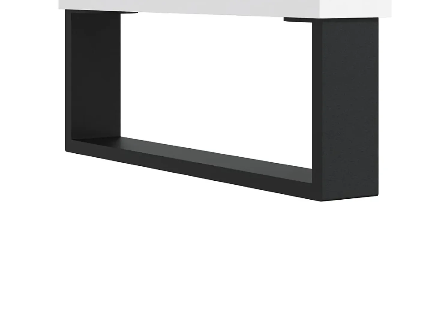 Adolfo Mueble de TV madera de ingeniería blanco 103,5x30x50 cm
