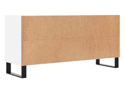 Adolfo Mueble de TV madera de ingeniería blanco 103,5x30x50 cm