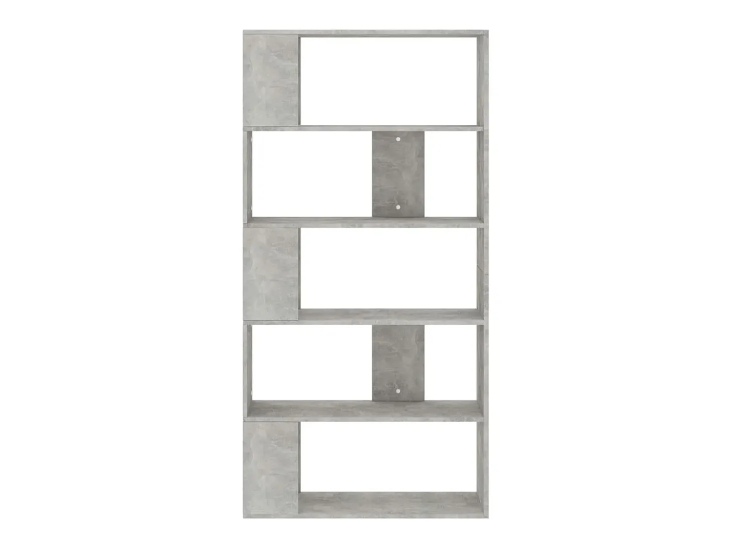 Adrik Estantería madera contrachapada gris hormigón 80x24x159cm