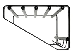 Alden armario de pared de diseño metálico negro