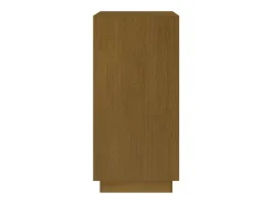 Alisha Estantería de madera maciza de pino marrón miel 40x35x71 cm