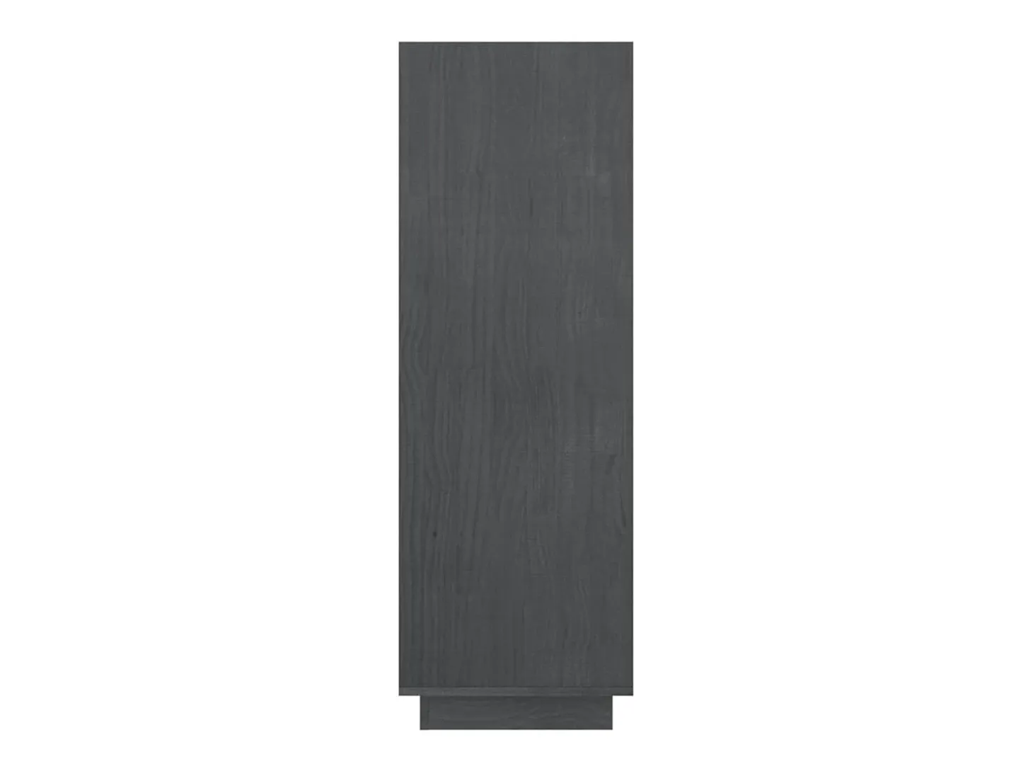 Alisha Estantería/divisor de espacios madera de pino gris 80x35x103 cm