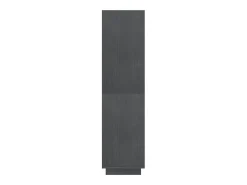 Alisha Estantería/divisor de espacios madera pino gris 80x35x135 cm