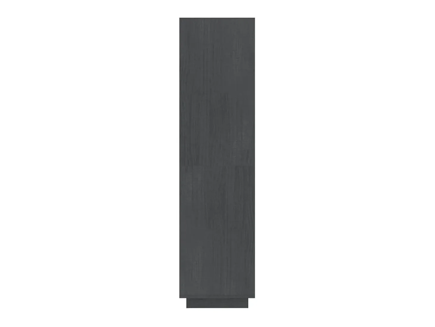 Alisha Estantería/divisor de espacios madera de pino gris 60x35x135 cm