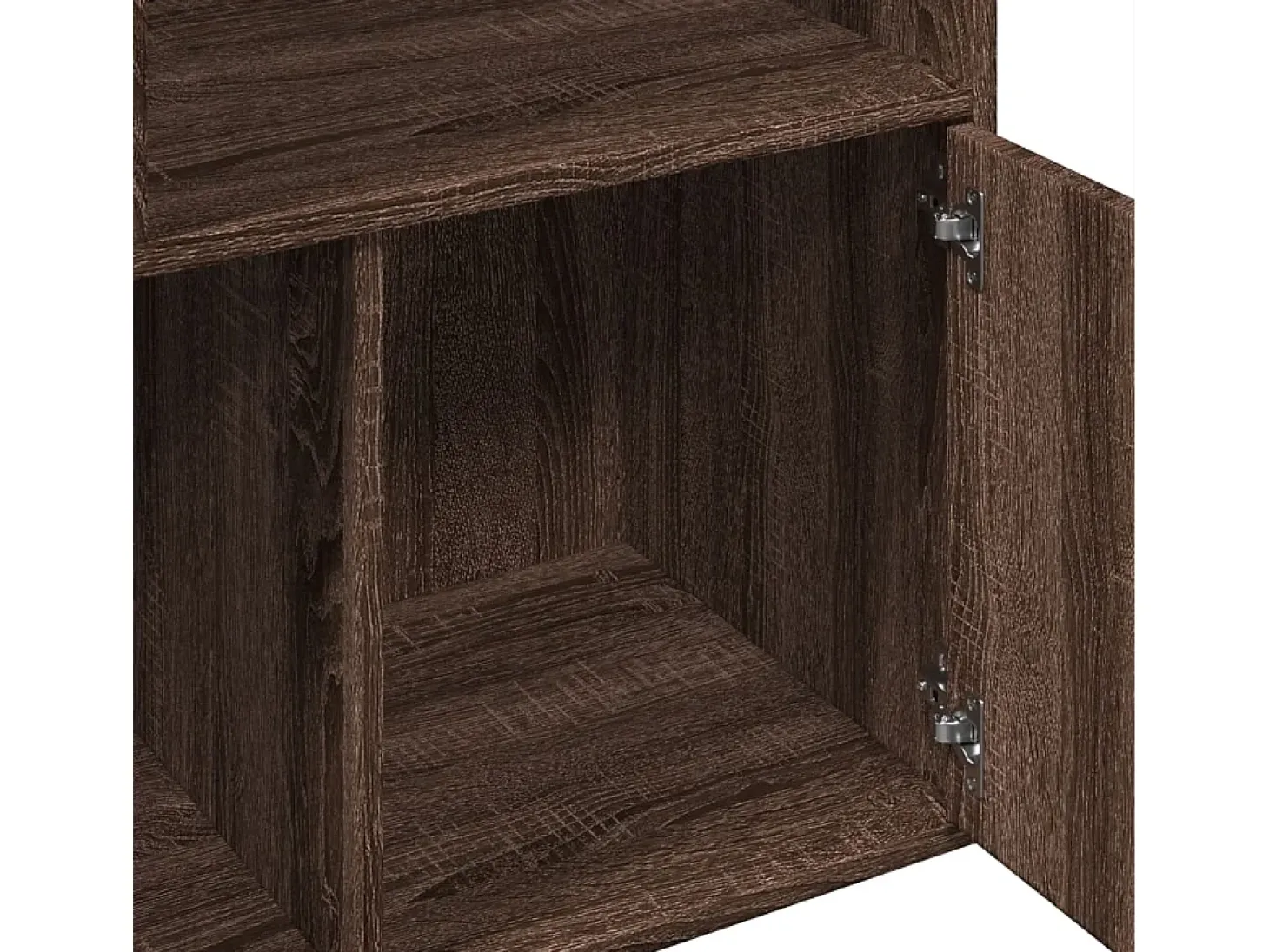 Allentown Estantería madera de ingeniería marrón roble 70x36x189 cm