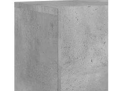 American Canyon Mueble para TV de pared gris hormigón 80x30x41 cm