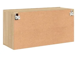 American Canyon Mueble para TV de pared roble Sonoma 80x30x41 cm