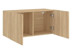 American Canyon Mueble para TV de pared roble Sonoma 80x30x41 cm