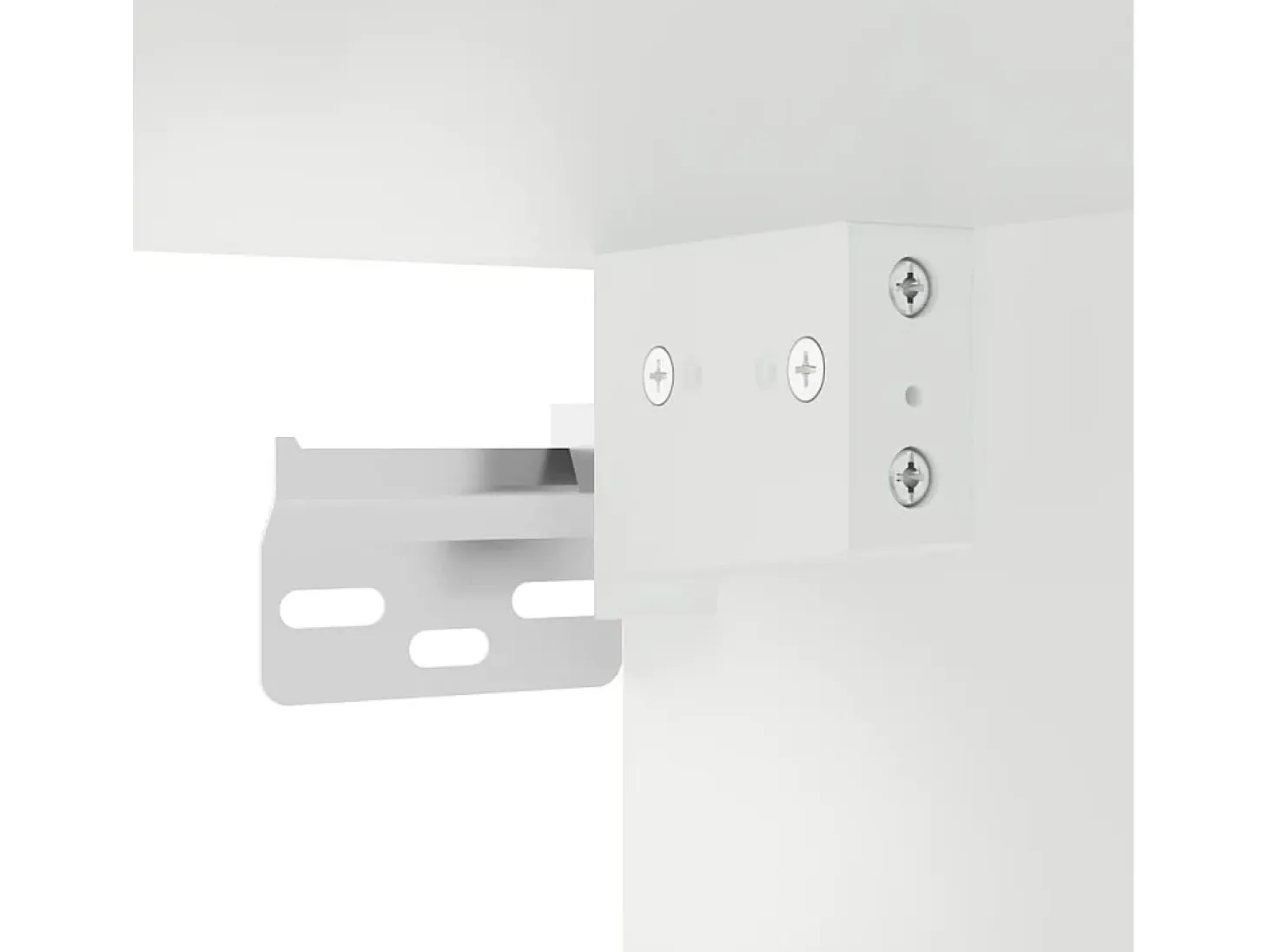 American Canyon Mueble para TV de pared blanco 100x30x41 cm