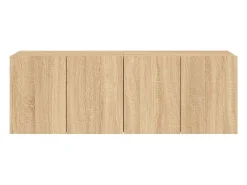 American Canyon Muebles para TV de pared 2 unidades roble Sonoma 60x30x41 cm