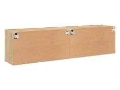 American Canyon Muebles para TV de pared 2 unidades roble Sonoma 80x30x41 cm