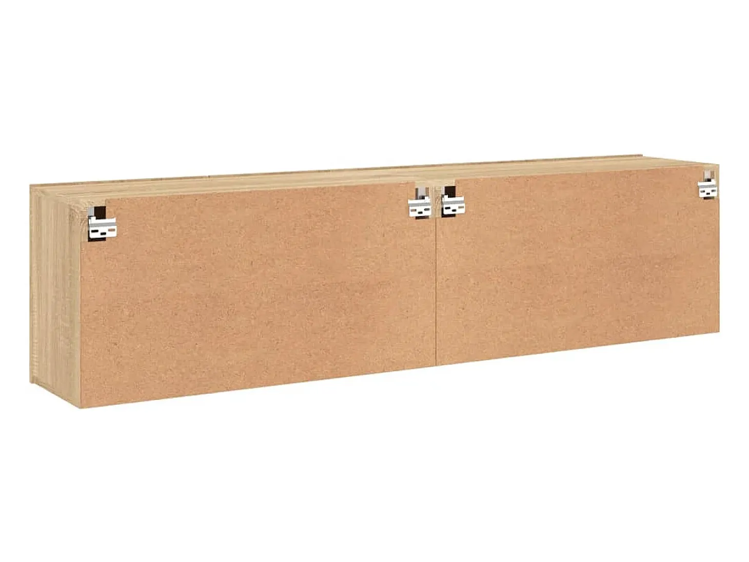 American Canyon Muebles para TV de pared 2 unidades roble Sonoma 80x30x41 cm