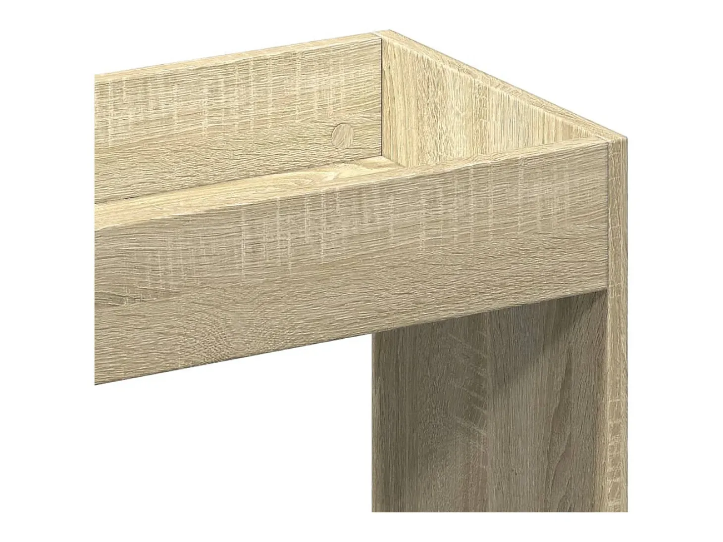 Aparador alto madera de ingeniería roble Sonoma 92x33x180 cm