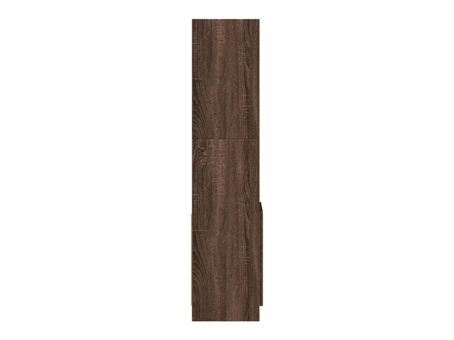 Aparador alto madera de ingeniería roble marrón 92x33x140 cm