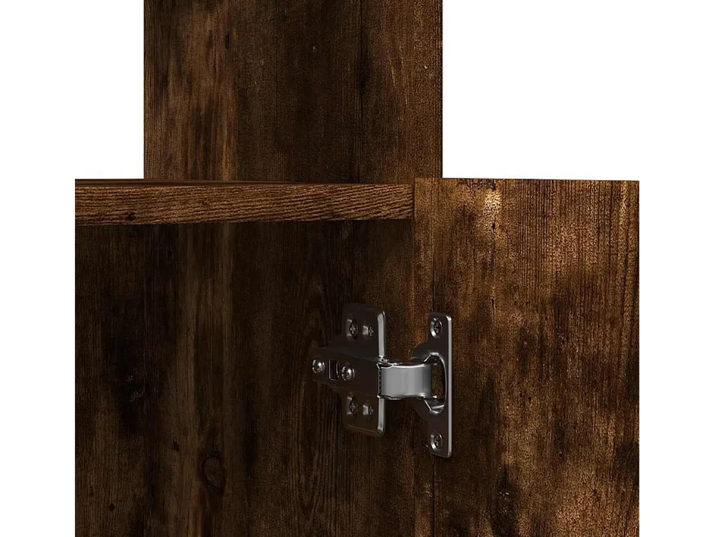 Aparador alto madera de ingeniería roble ahumado 92x33x140 cm