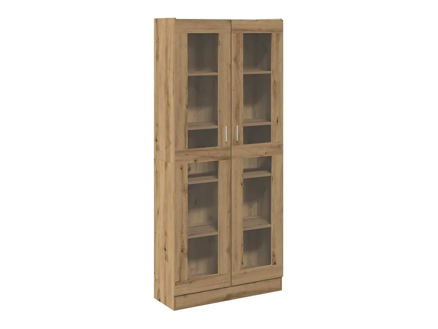 Aparador alto madera ingeniería roble artisan 82,5x30,5x185 cm