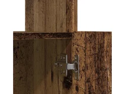 Aparador alto madera ingeniería madera envejecida 92x33x180 cm