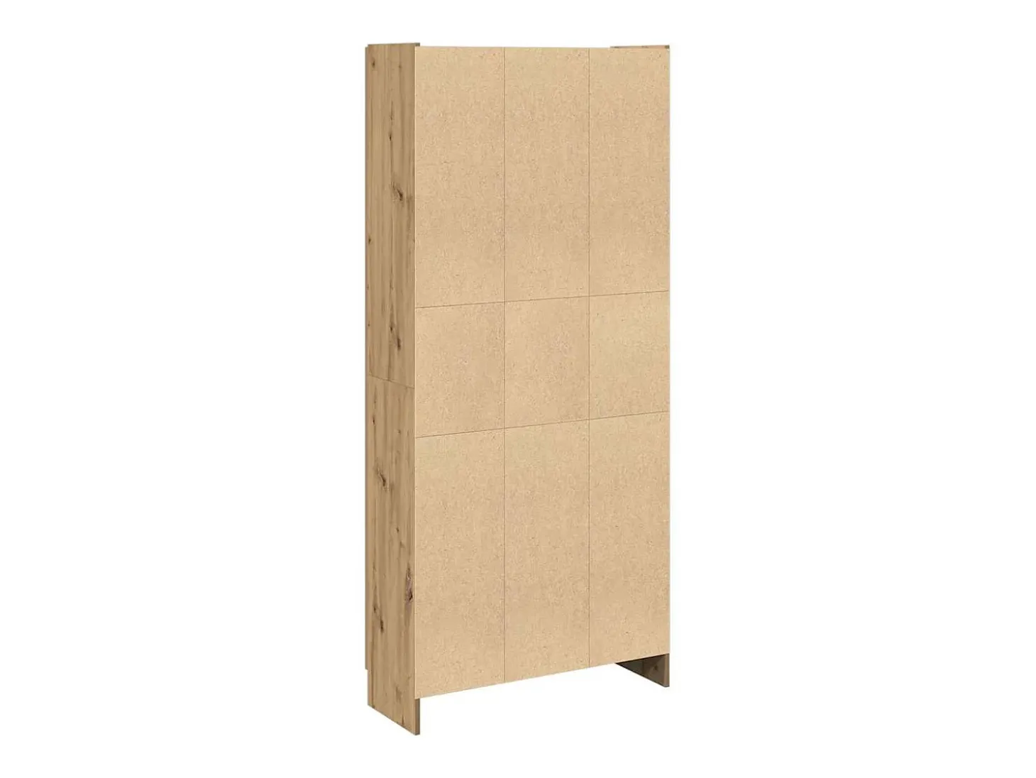 Aparador alto madera ingeniería roble artisan 82,5x30,5x185 cm
