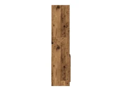 Aparador alto madera ingeniería madera envejecida 92x33x140 cm
