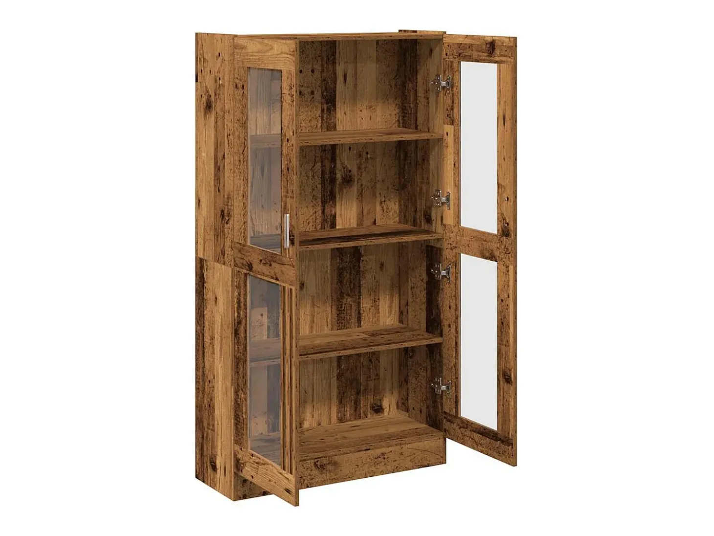 Aparador alto madera vieja 82,5x30,5x150 cm madera contrachapada