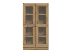 Aparador alto Roble Artisan 82,5x30,5x150 cm Madera de ingeniería