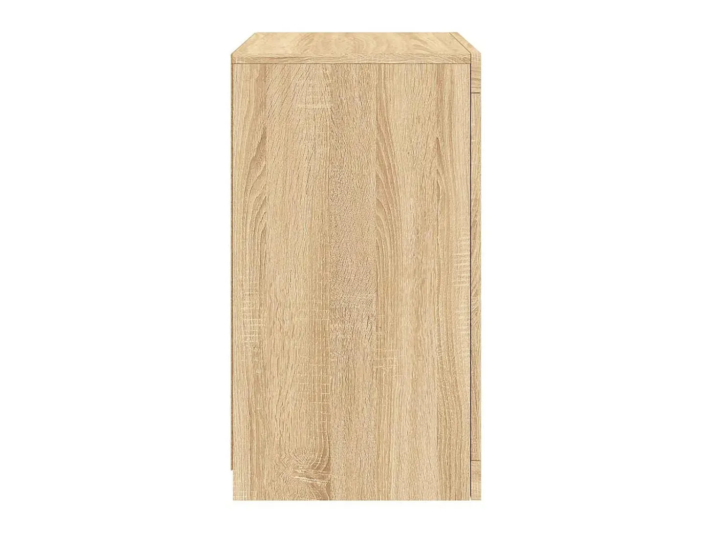 Aparador con luces LED madera de ingeniería roble Sonoma
