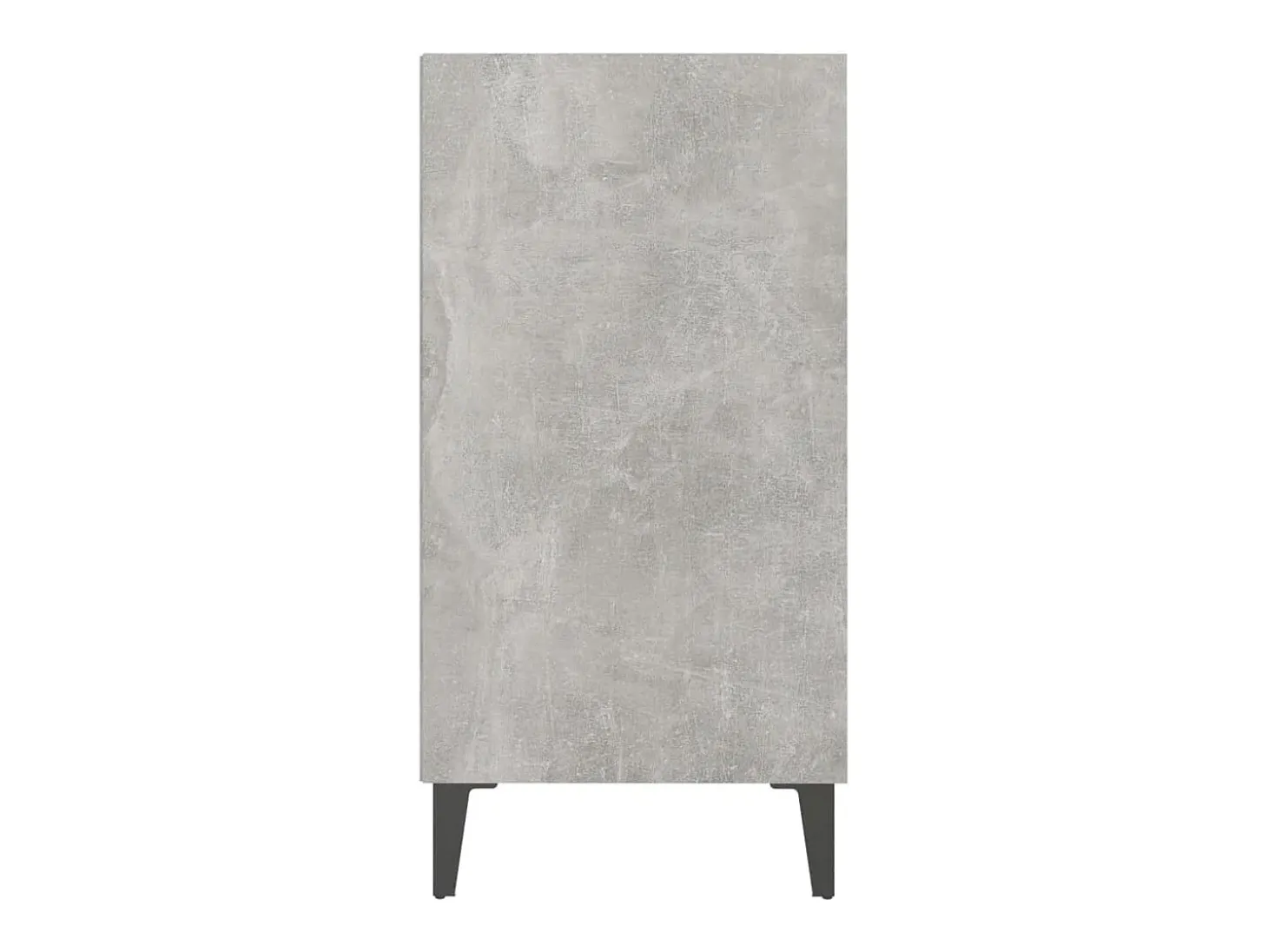 Aparador de madera contrachapada gris hormigón 57x35x70 cm