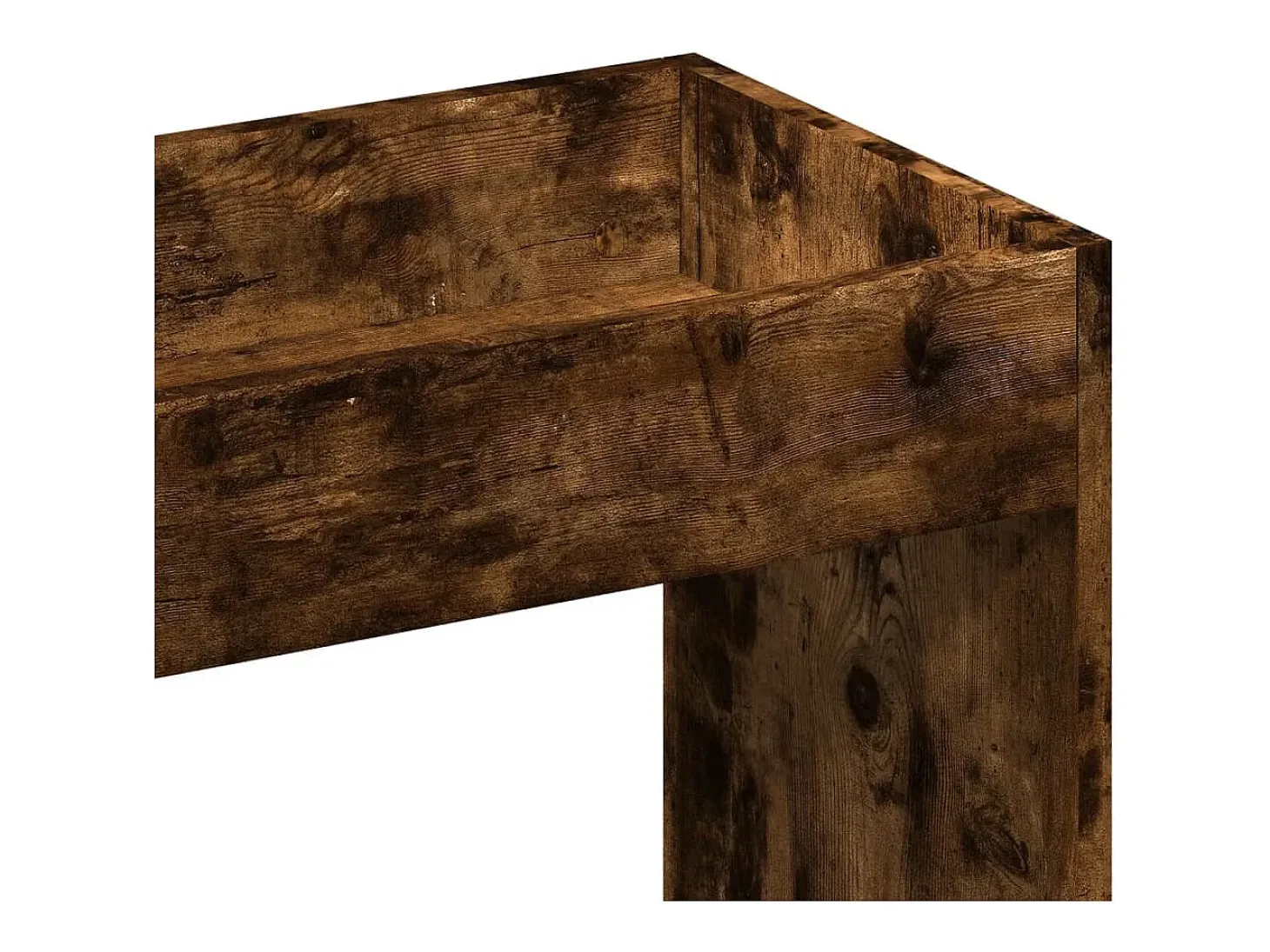 Aparador de madera de ingeniería roble ahumado 63x33x100 c