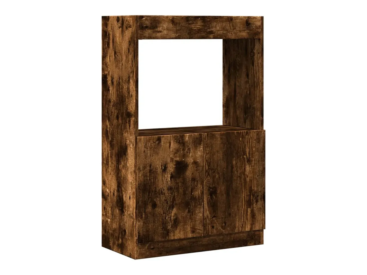 Aparador de madera de ingeniería roble ahumado 63x33x100 c