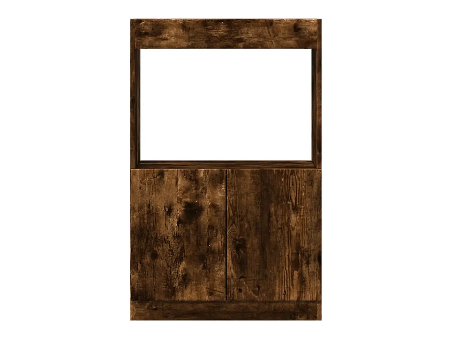 Aparador de madera de ingeniería roble ahumado 63x33x100 c