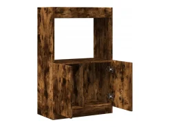 Aparador de madera de ingeniería roble ahumado 63x33x100 c