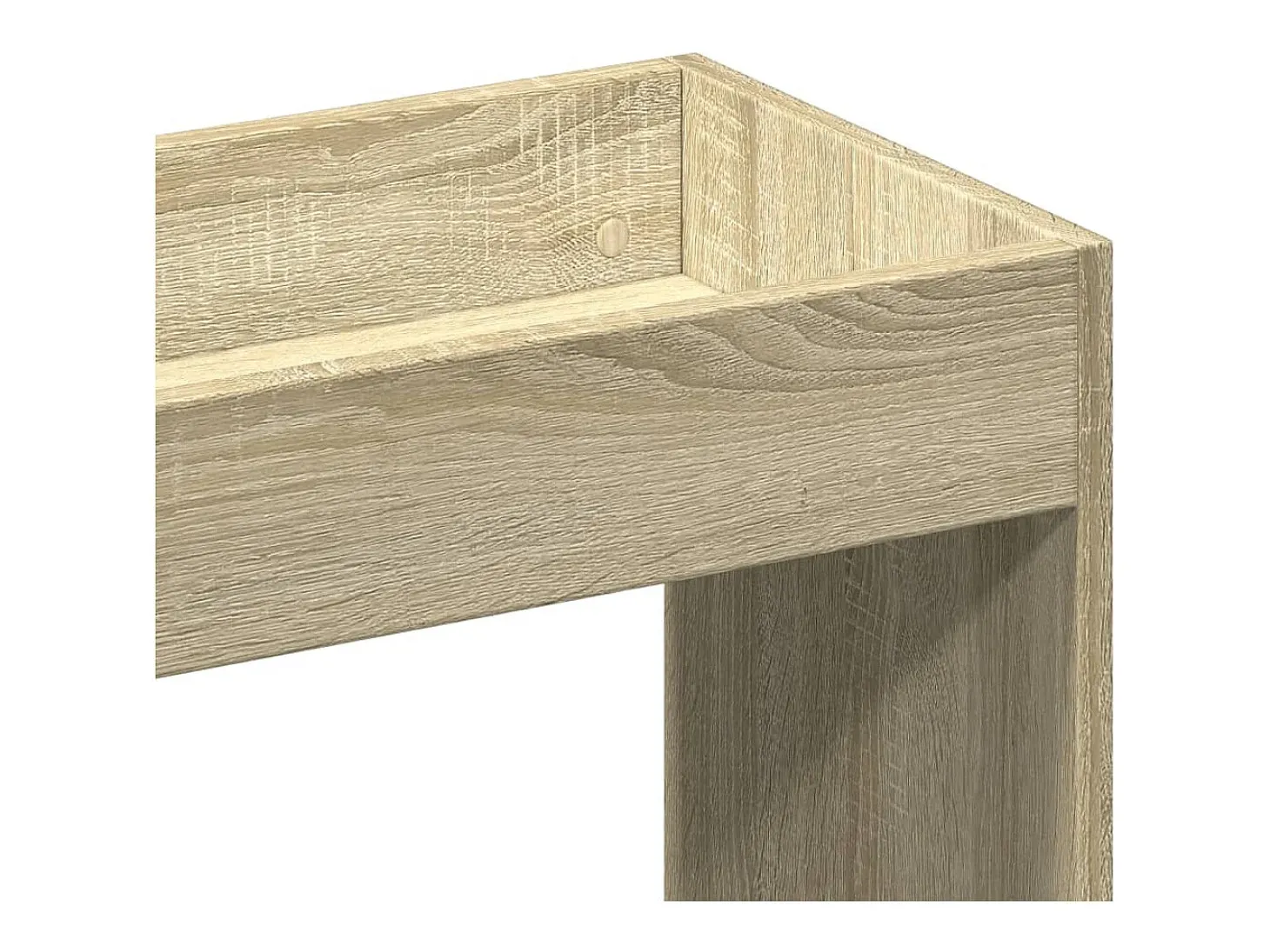 Aparador de madera de ingeniería roble Sonoma 63x33x140 cm
