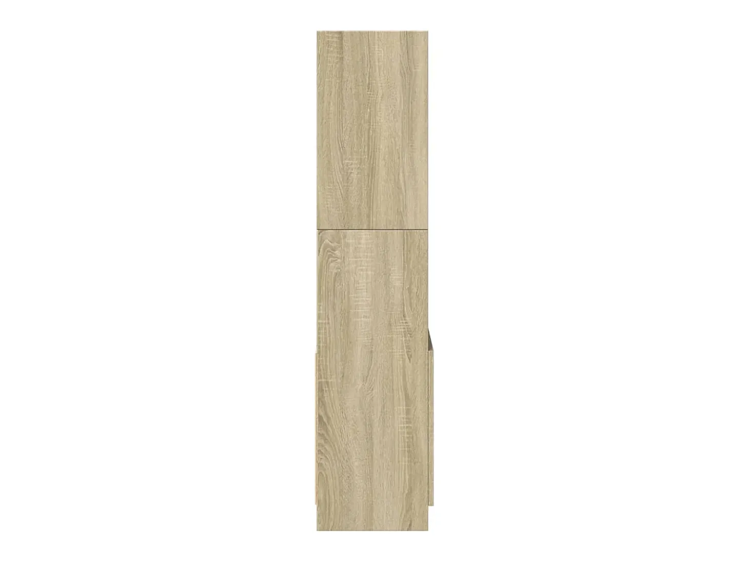 Aparador de madera de ingeniería roble Sonoma 63x33x140 cm