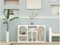 Aparador Liva Blanco 120x37x74 cm