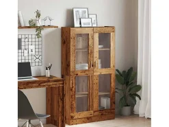 Aparador madera ingeniería madera envejecida 82,5x30,5x150 cm