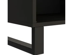 Armario auxiliar de madera maciza de mango 85x33x75 cm