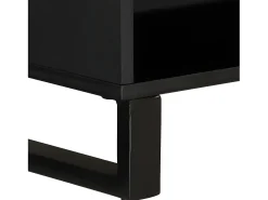 Armario auxiliar madera maciza de mango 60x33x75 cm