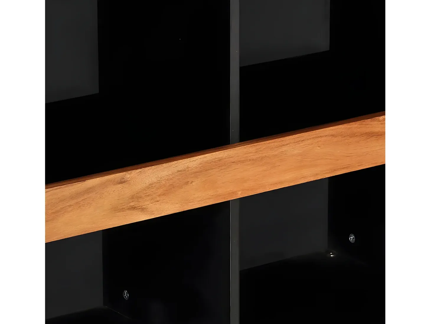 Armario auxiliar madera maciza de acacia 85x33x107 cm