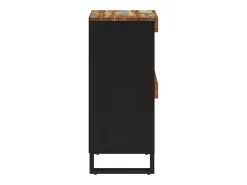 Armario auxiliar madera maciza reciclada 60x33x75 cm