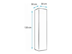 Armario colgante para Salón comedor en Blanco 30x30x120cm Berit