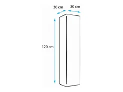 Armario colgante para Salón comedor en Blanco 30x30x120cm Berit