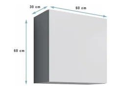 Armario colgante para Salón comedor en Blanco 60x30x60cm Aitana Q1