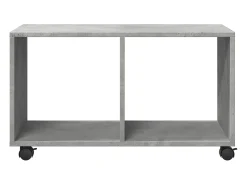 Armario con ruedas madera ingeniería gris hormigón 72x33x42,5cm