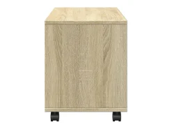 Armario con ruedas madera ingeniería roble Sonoma 72x33x42,5 cm