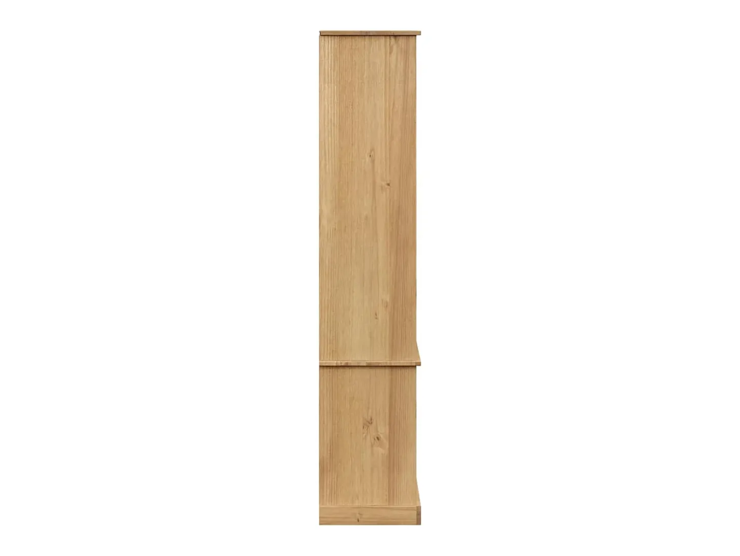 Armario con vitrina VIGO madera maciza de pino 85x35x170 cm