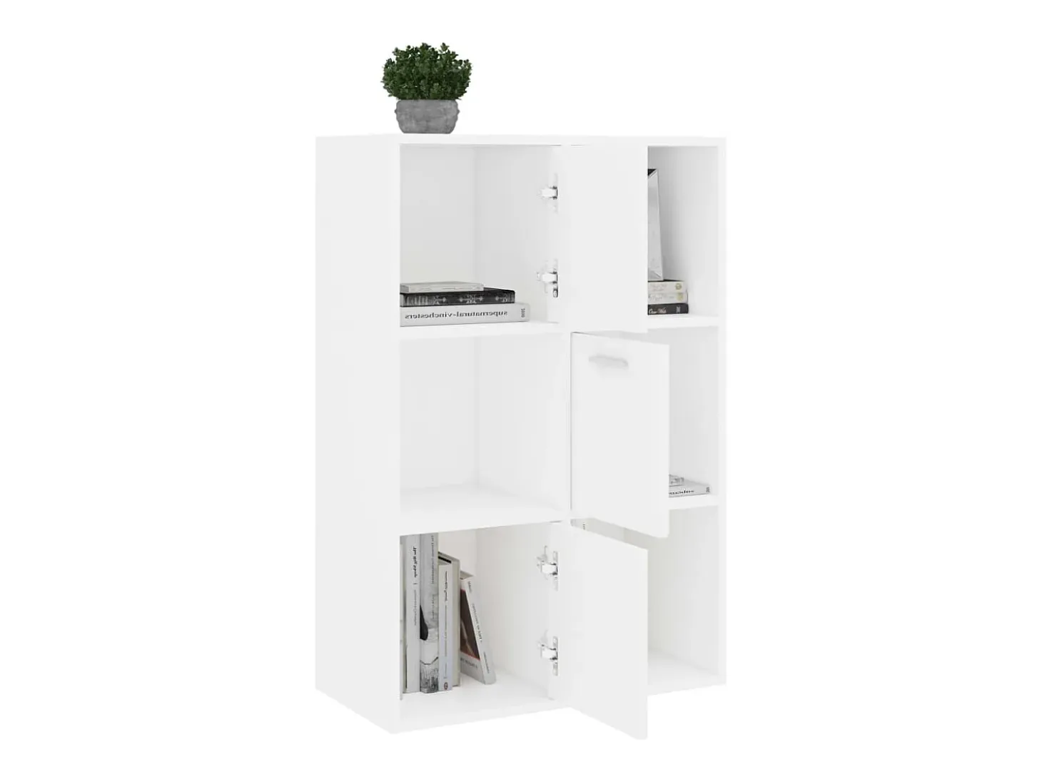 Armario de almacenamiento madera contrachapada 60x29,5x90 cm