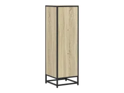 Armario de libros contrachapada color roble 33,5x33x107,5 cm